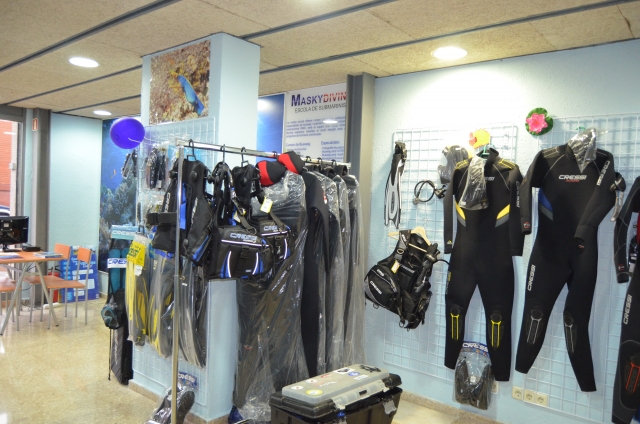 Material de buceo